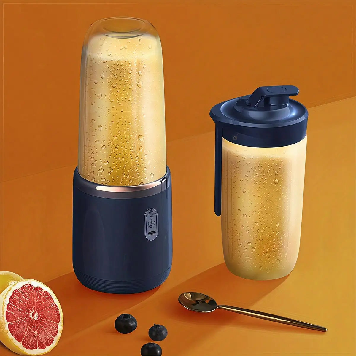 Powerful Portable Blender Juicer with Cup – Smoothie Maker for Fruits & Veggies, Gym & Travel Essential
