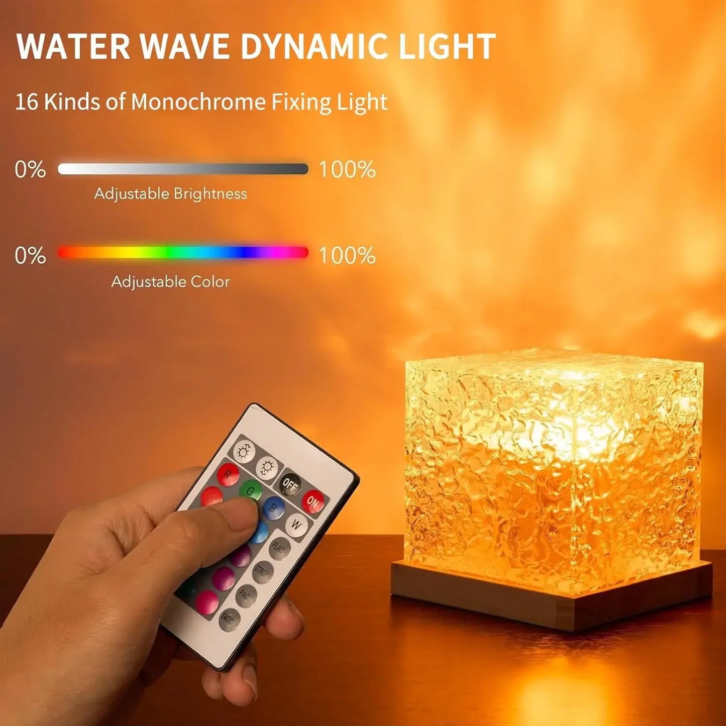 Ocean Wave Projector Light with Aurora Glow