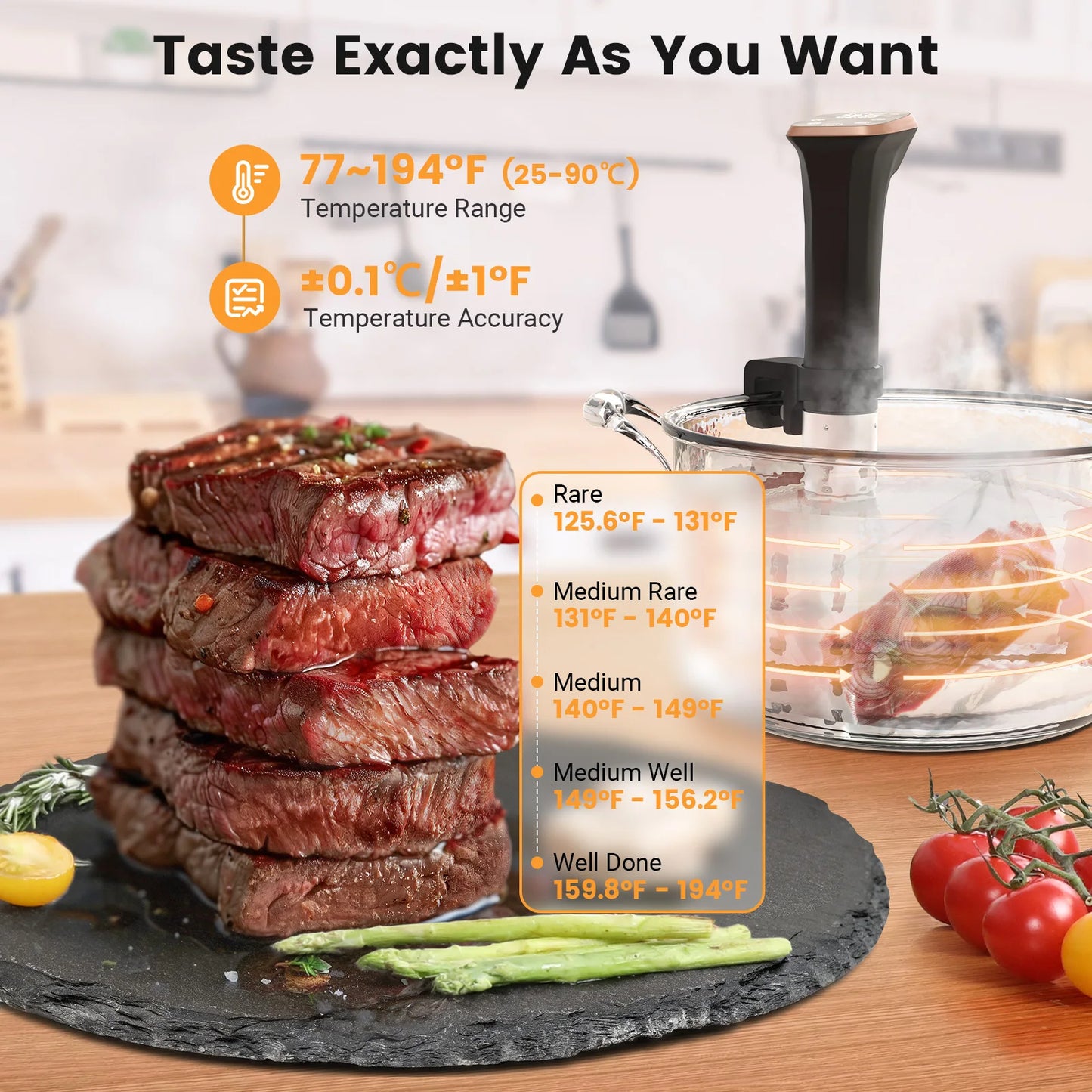 BLIITZHOME Smart Slow Cooker WiFi Kitchen Appliance