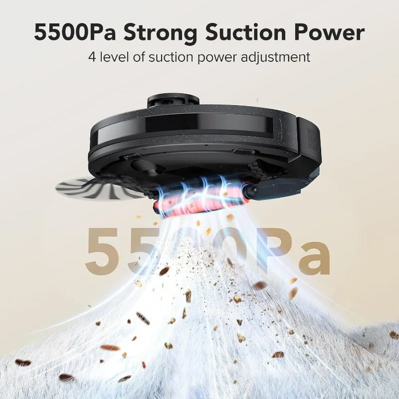 BPMIO 5500Pa Robot Vacuum Mop with LiDAR
