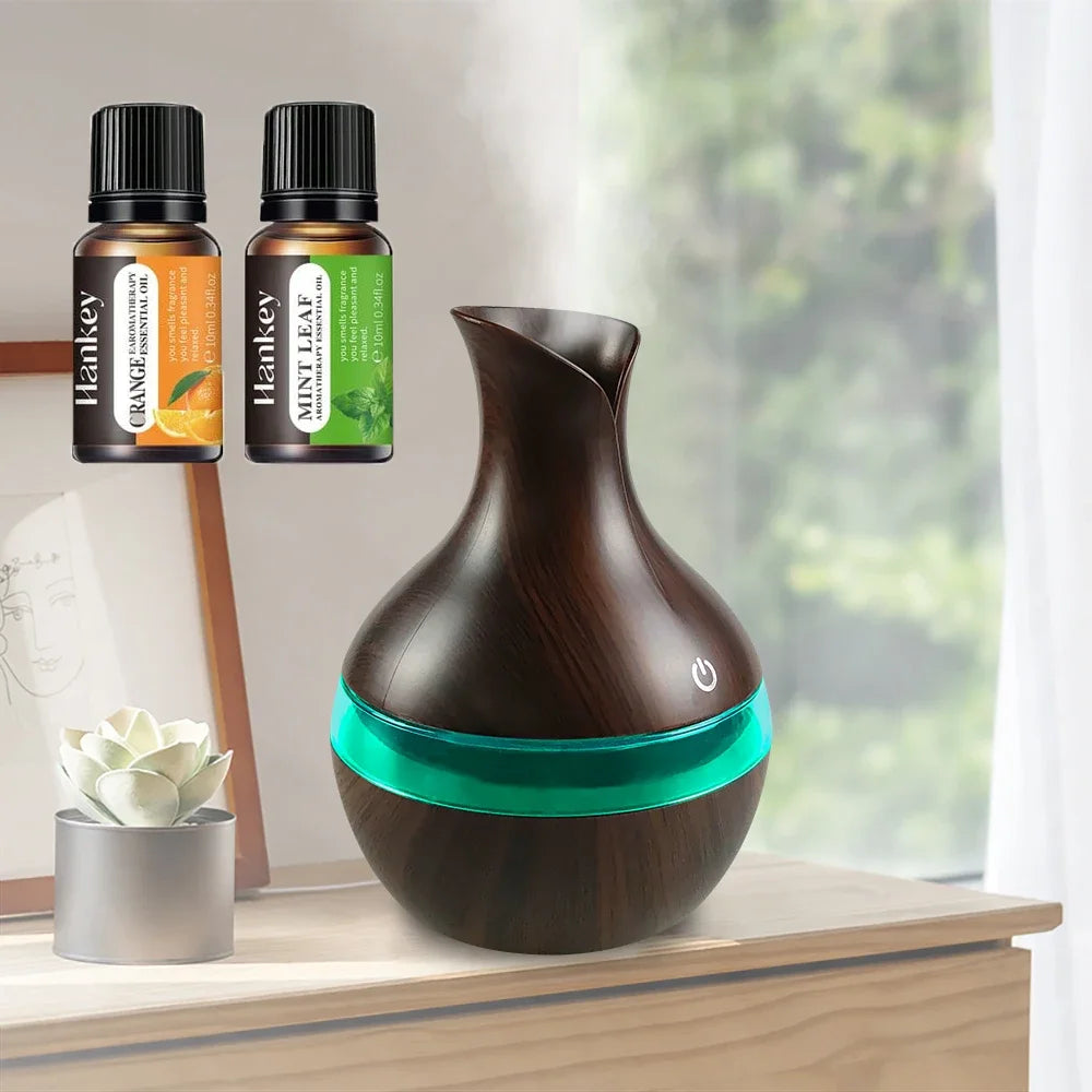 300ml USB Aromatherapy Diffuser with Essential Oils