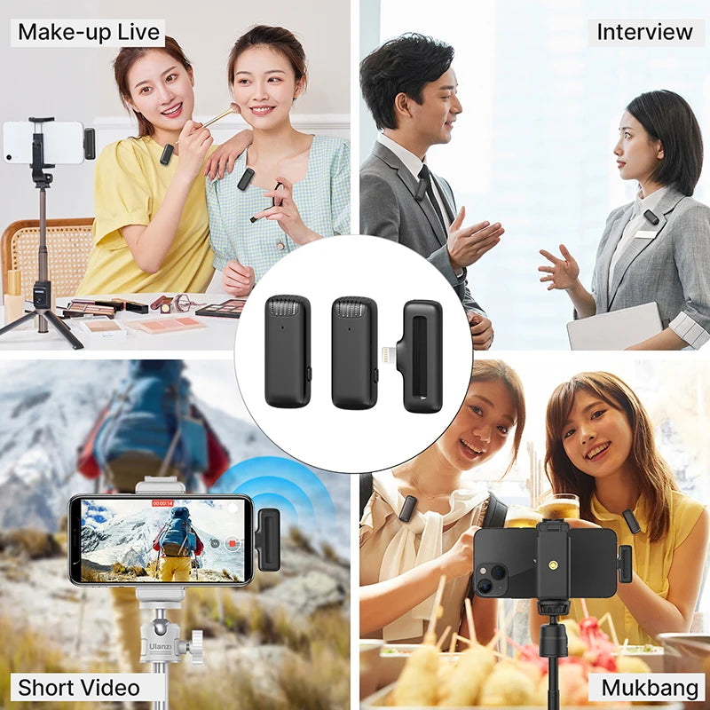 Ulanzi J12 Wireless Lavalier Microphone System