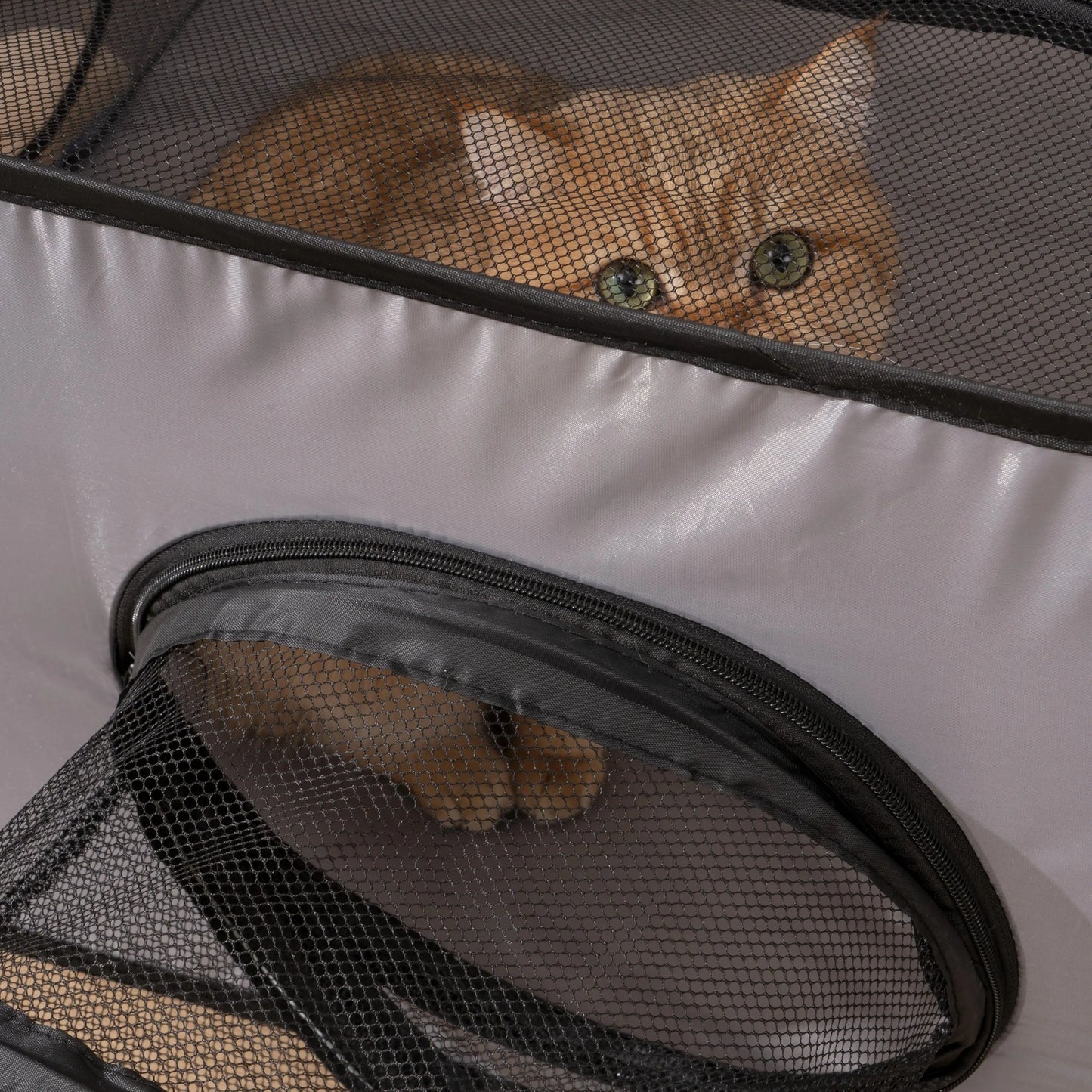 Foldable Pet Nest with Tunnel