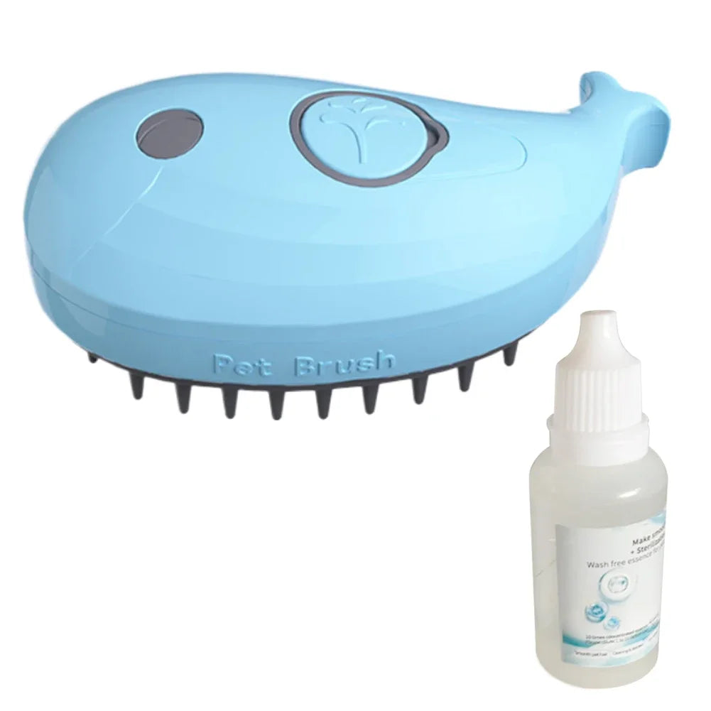 USB Rechargeable Pet Grooming Comb with Spray