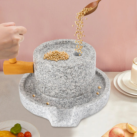 Natural Granite Manual Grain Grinding Millstone
