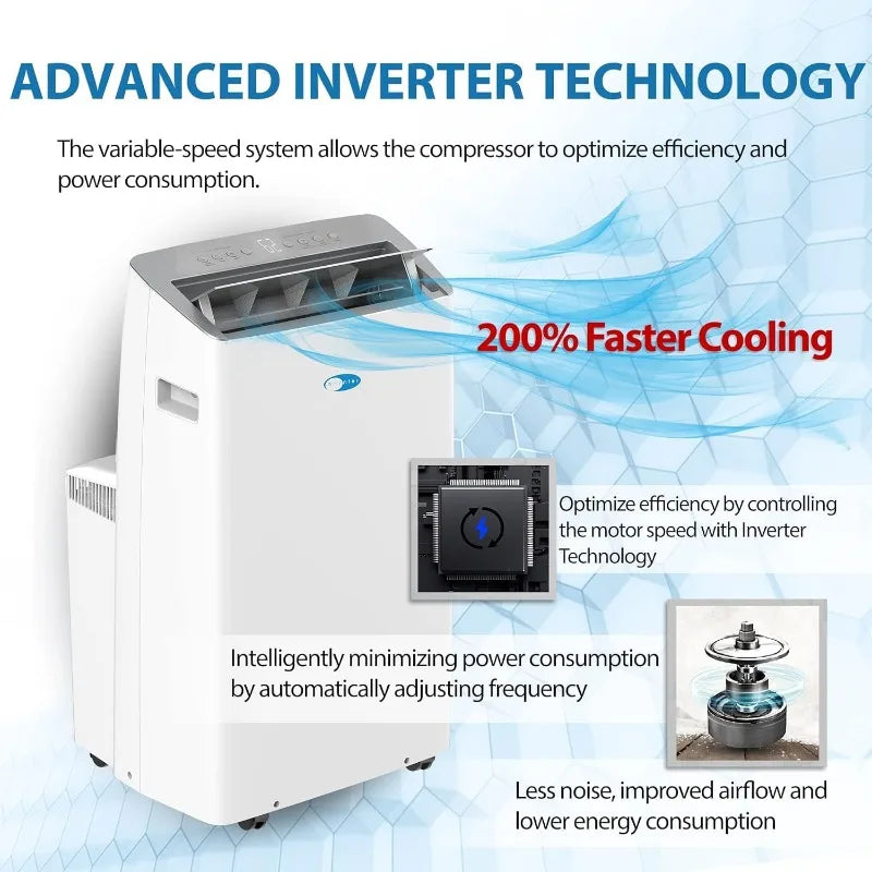 Whynter 14,000 BTU Smart WiFi Portable Air Conditioner