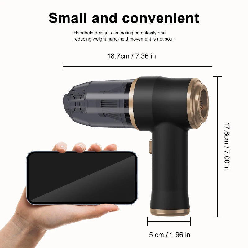 Portable Wireless Car Office Vacuum Cleaner High Power