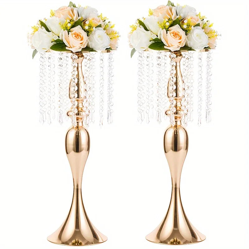 Crystal Flower Stand Wedding Centerpiece Decoration Vase