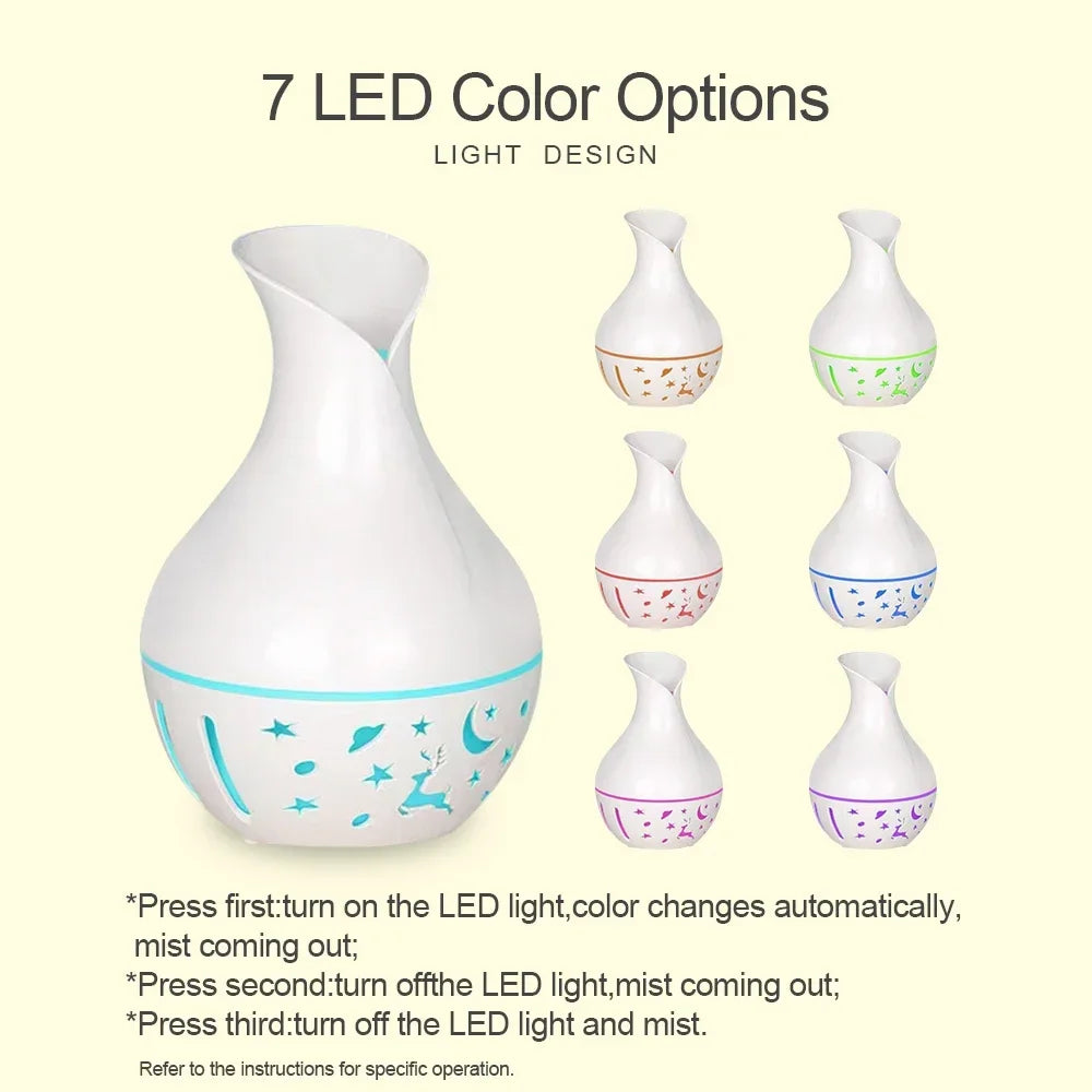200ml LED Aromatherapy Diffuser with Essential Oils