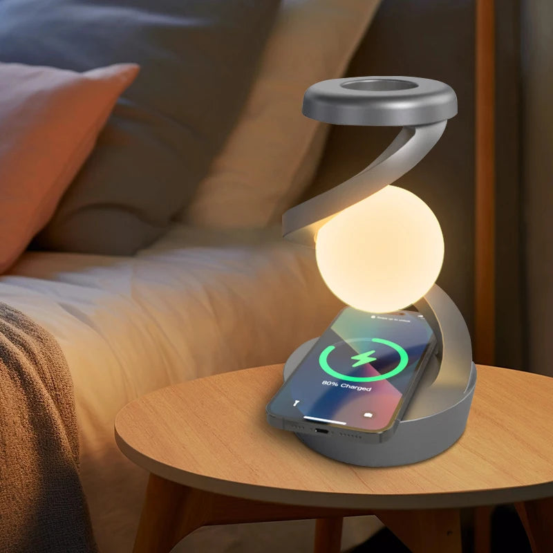 Charging LED Night Lamp Motion Sensor Floating Bedside Table Lamp Rechargeable Modern Night Light for Bedroom Home Decor