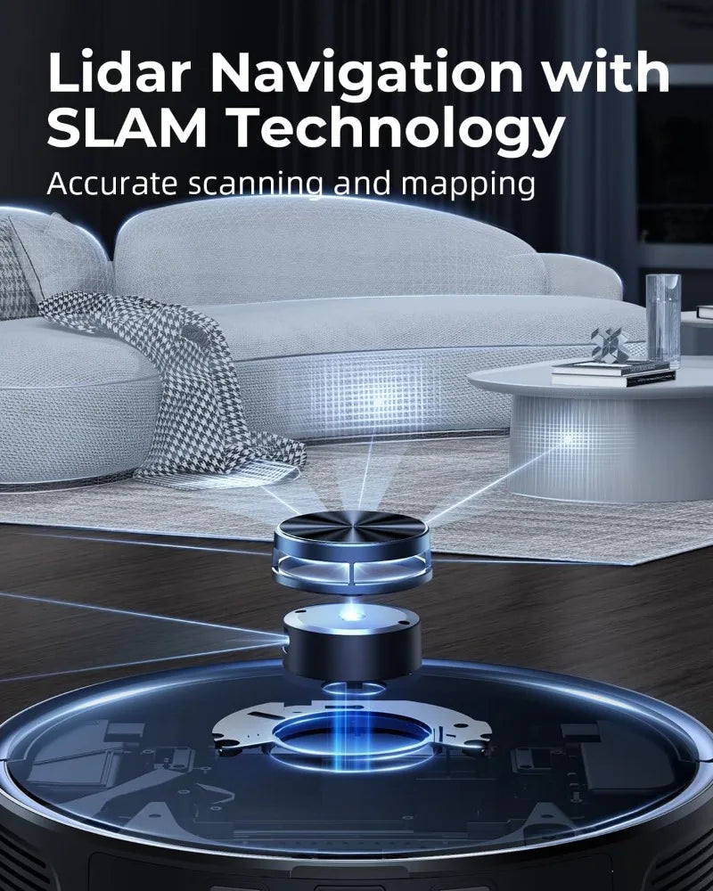 Robot Vacuum Mop Combo with Self-Emptying Station