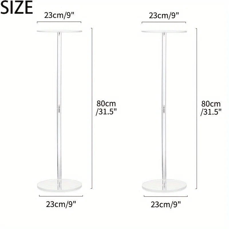Elegant Acrylic Flower Stand for Event Decor