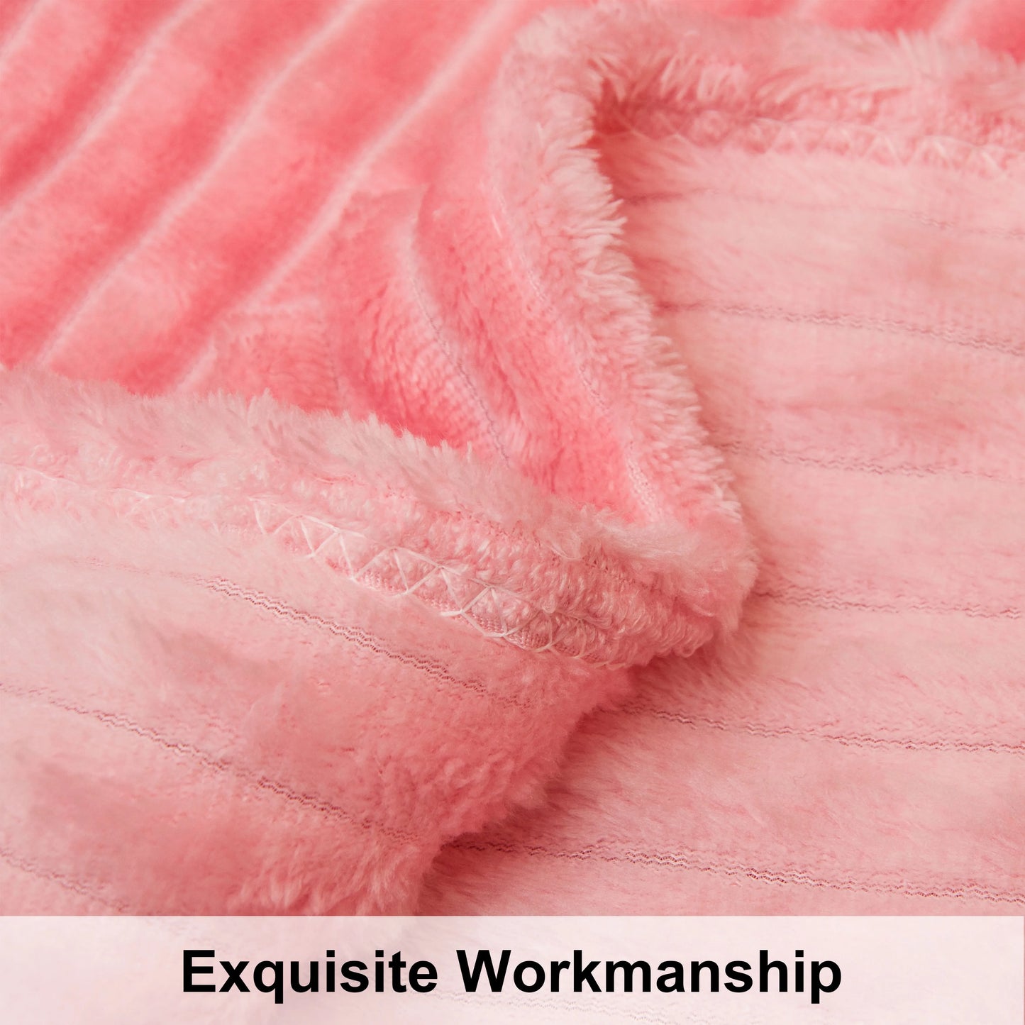 NTBAY Plush Flannel Fleece Luxury Bed Blanket