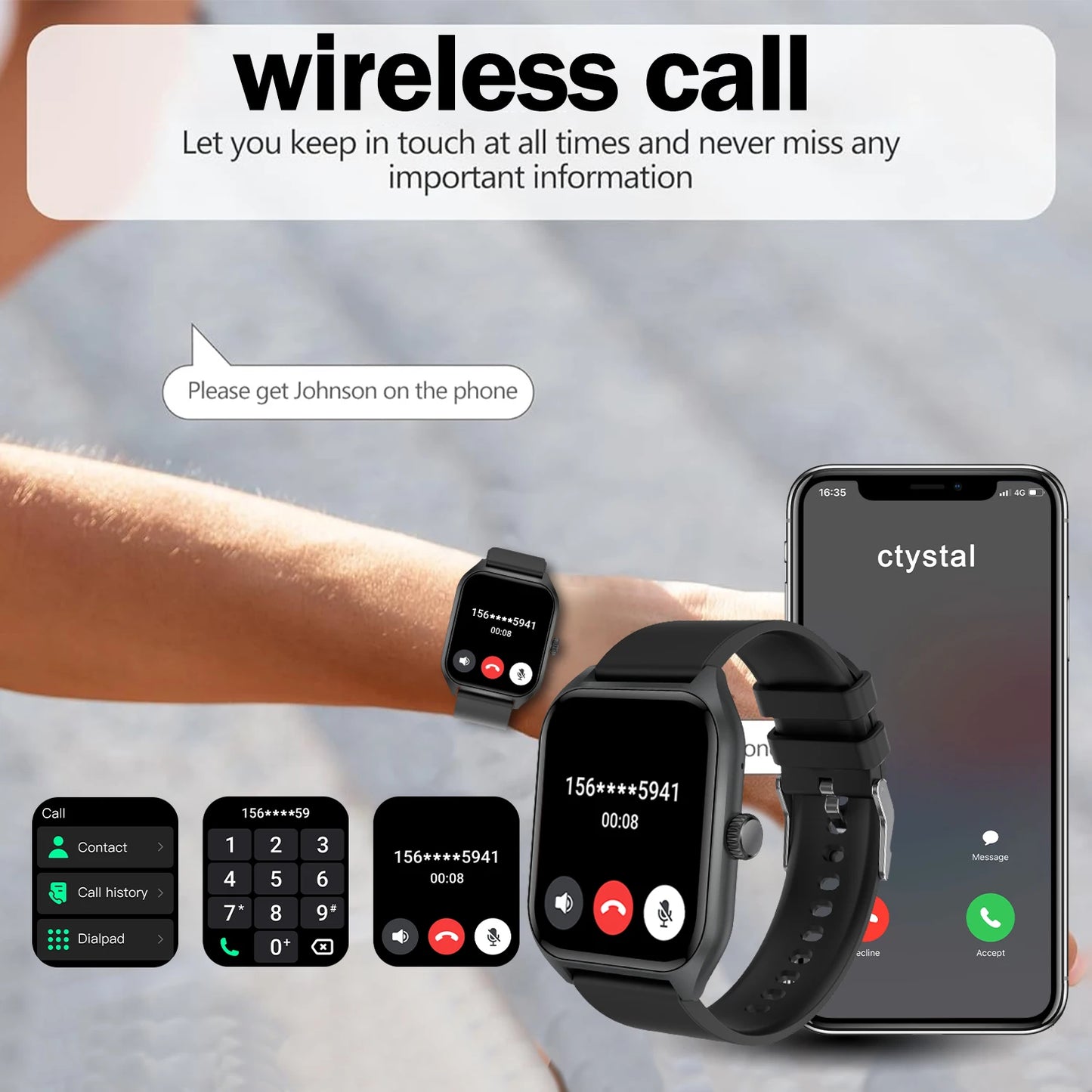 AI Smart Watch with Health Tracker