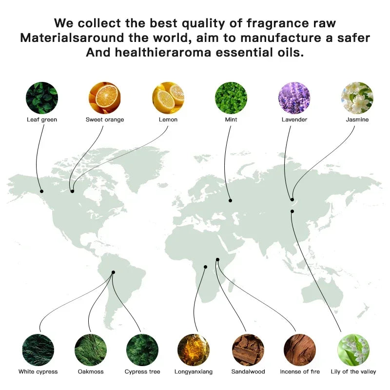 NAMSTE 100ML Essential Oil Refill for Electric Diffuser – Aromatherapy Air Freshener & Home Fragrance Oil