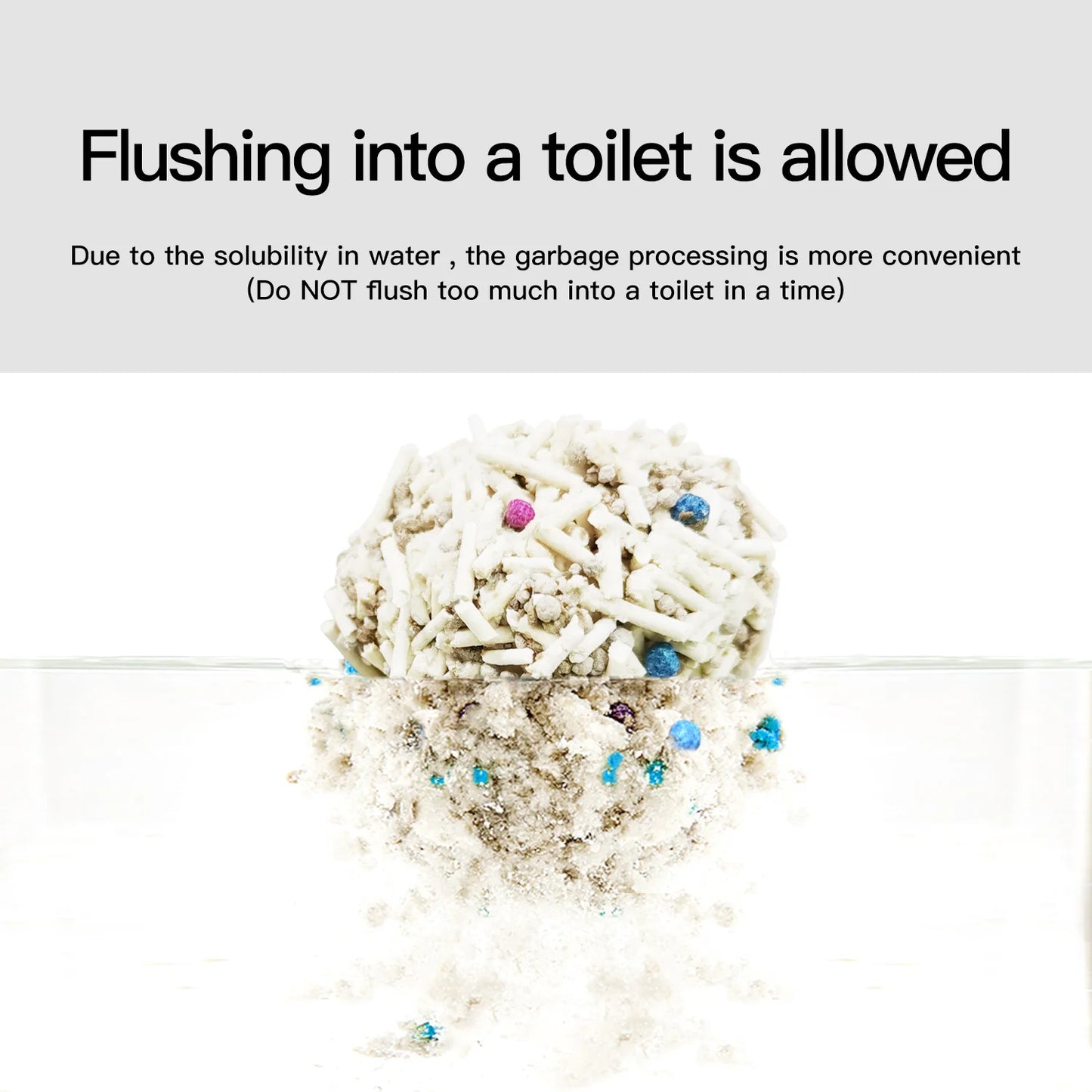 Natural Tofu Cat Litter, Dust-Free, Flushable