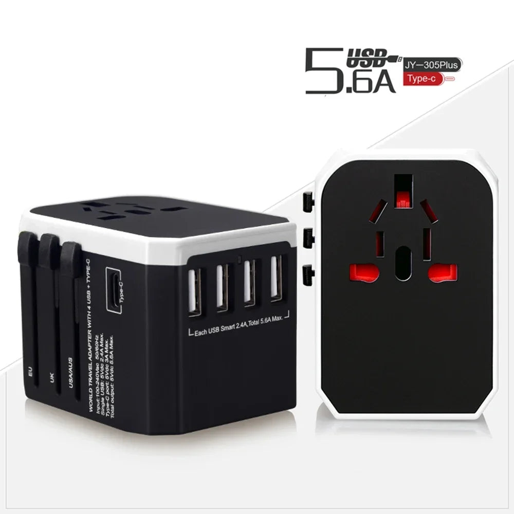 Melery International Travel Adapter USB Type-C Charger