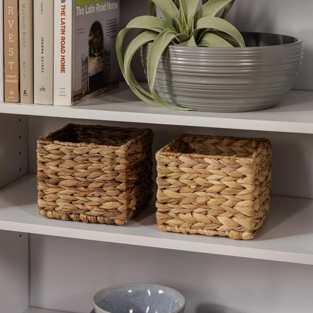 3-Shelf Adjustable Bookcase Closed Back Storage