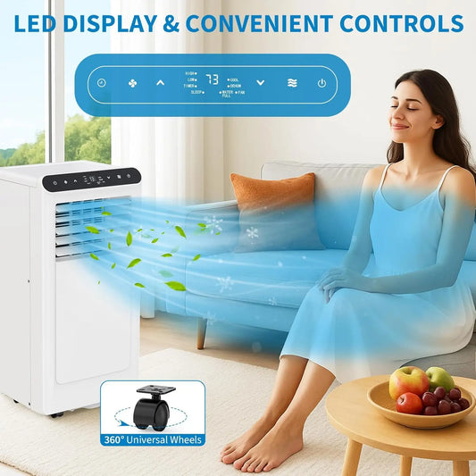 8,000/10,000 BTU Portable Air Conditioner Unit