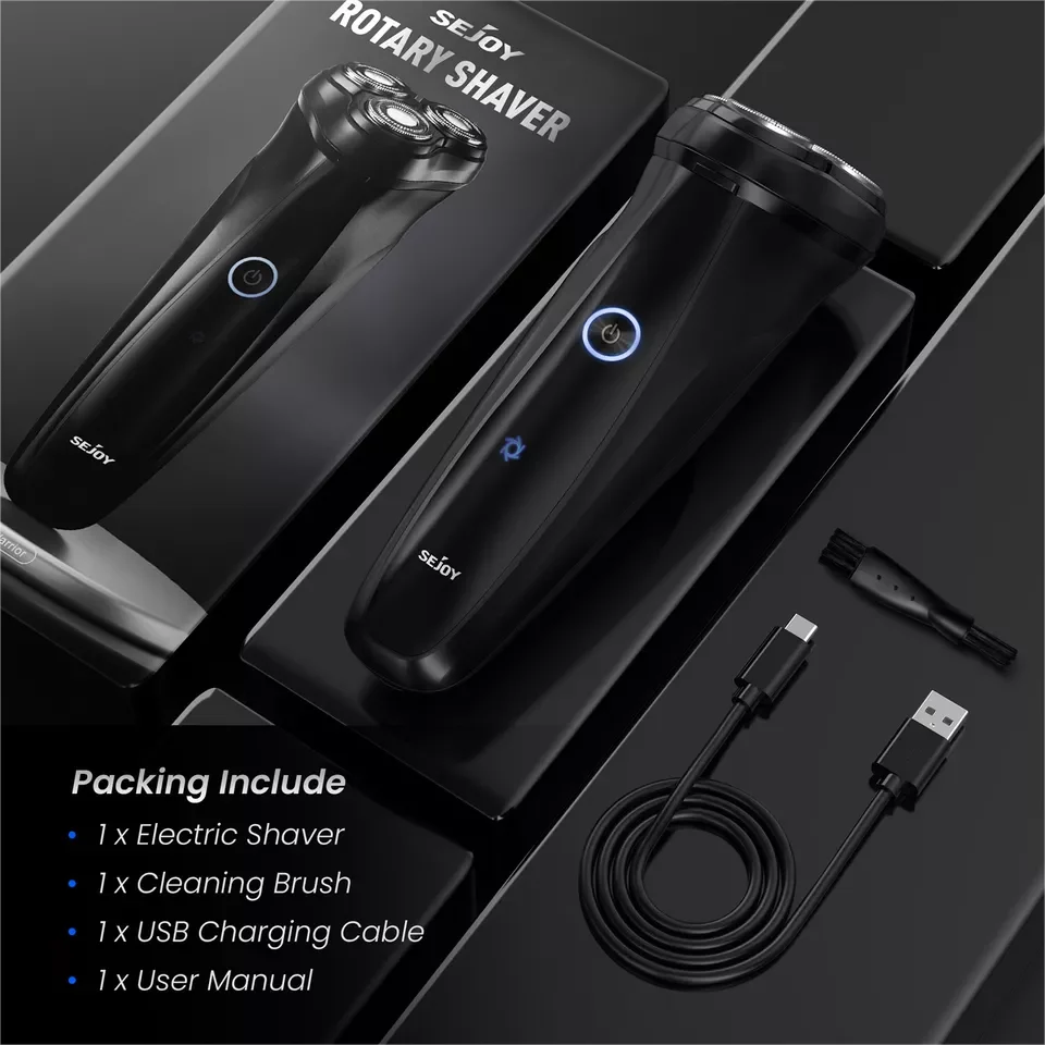 SEJOY 3D Rotary Electric Razor for Men