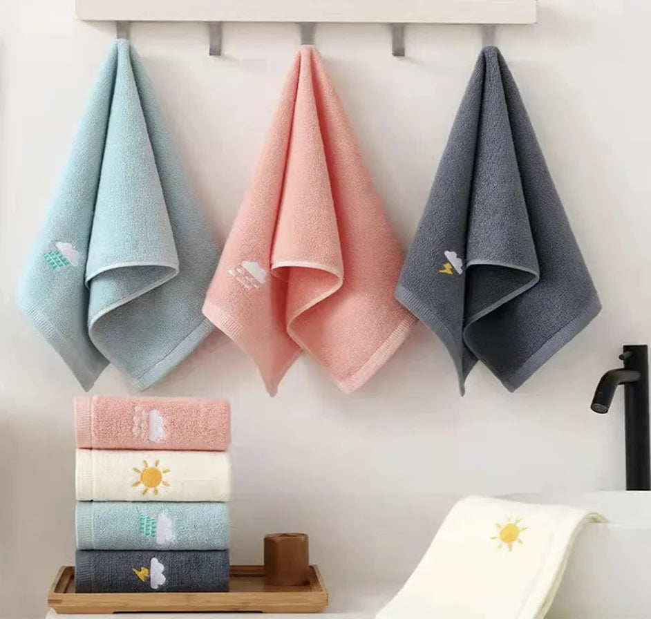 Set of 4 Soft Cotton Hand Towels