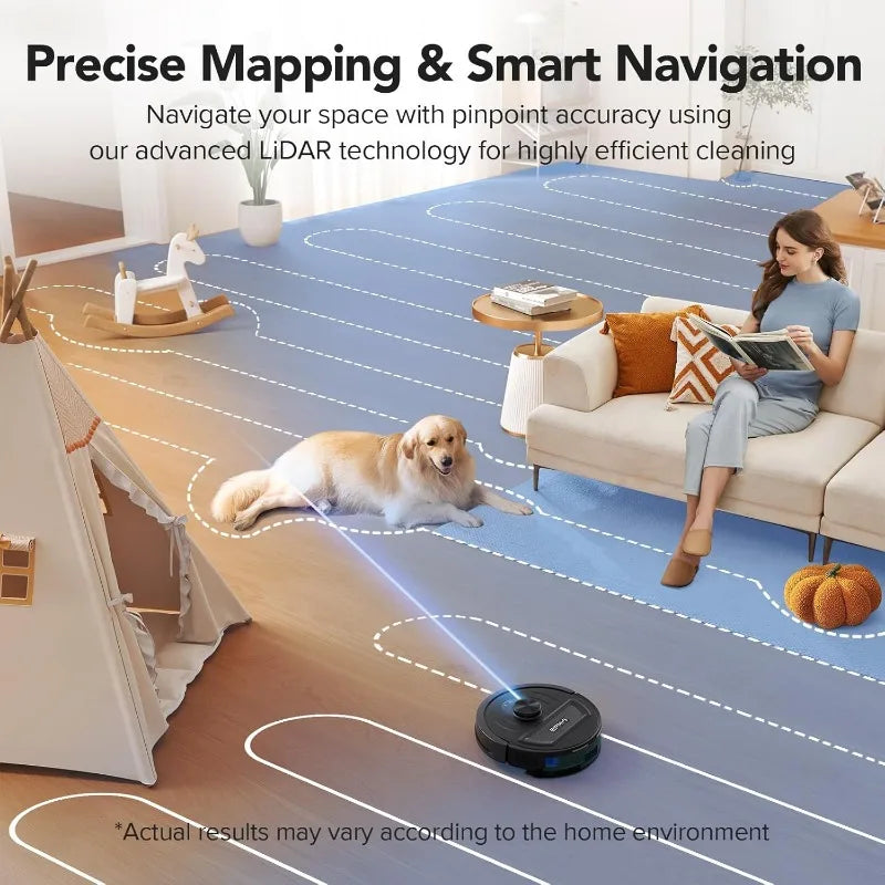 BPMIO 5500Pa Robot Vacuum Mop with LiDAR