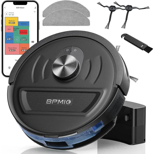 BPMIO 5500Pa Robot Vacuum Mop with LiDAR