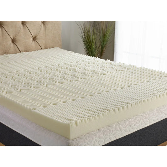 Twin 5 Zone Memory Foam Mattress Topper
