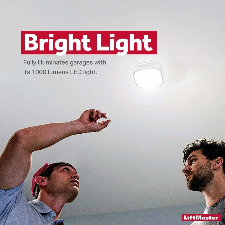 MyQ Smart LED Garage Light Ceiling Wall Light with Motion Sensor and Remote Control Works with Alert to Close