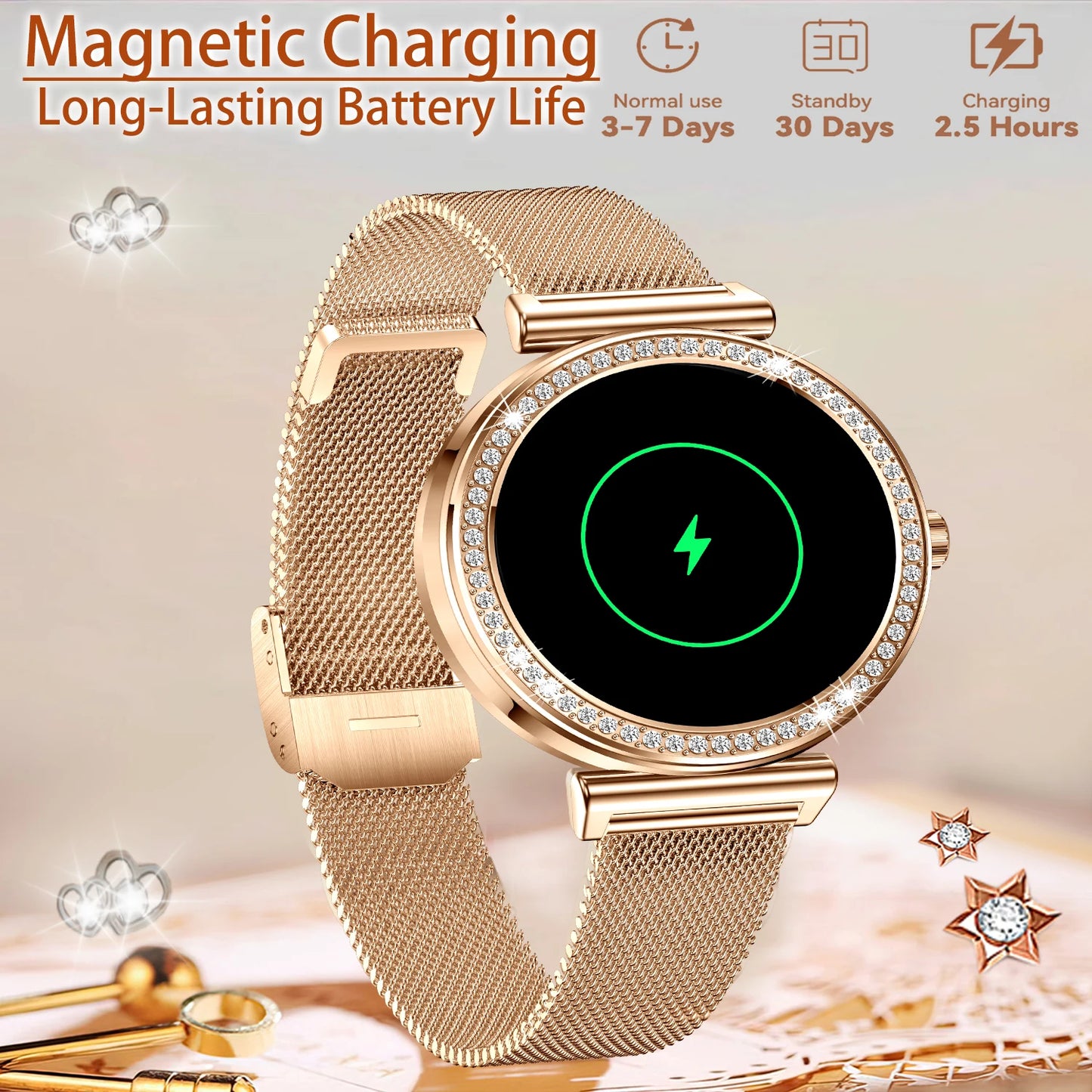 Women’s Touchscreen Smartwatch with Calls
