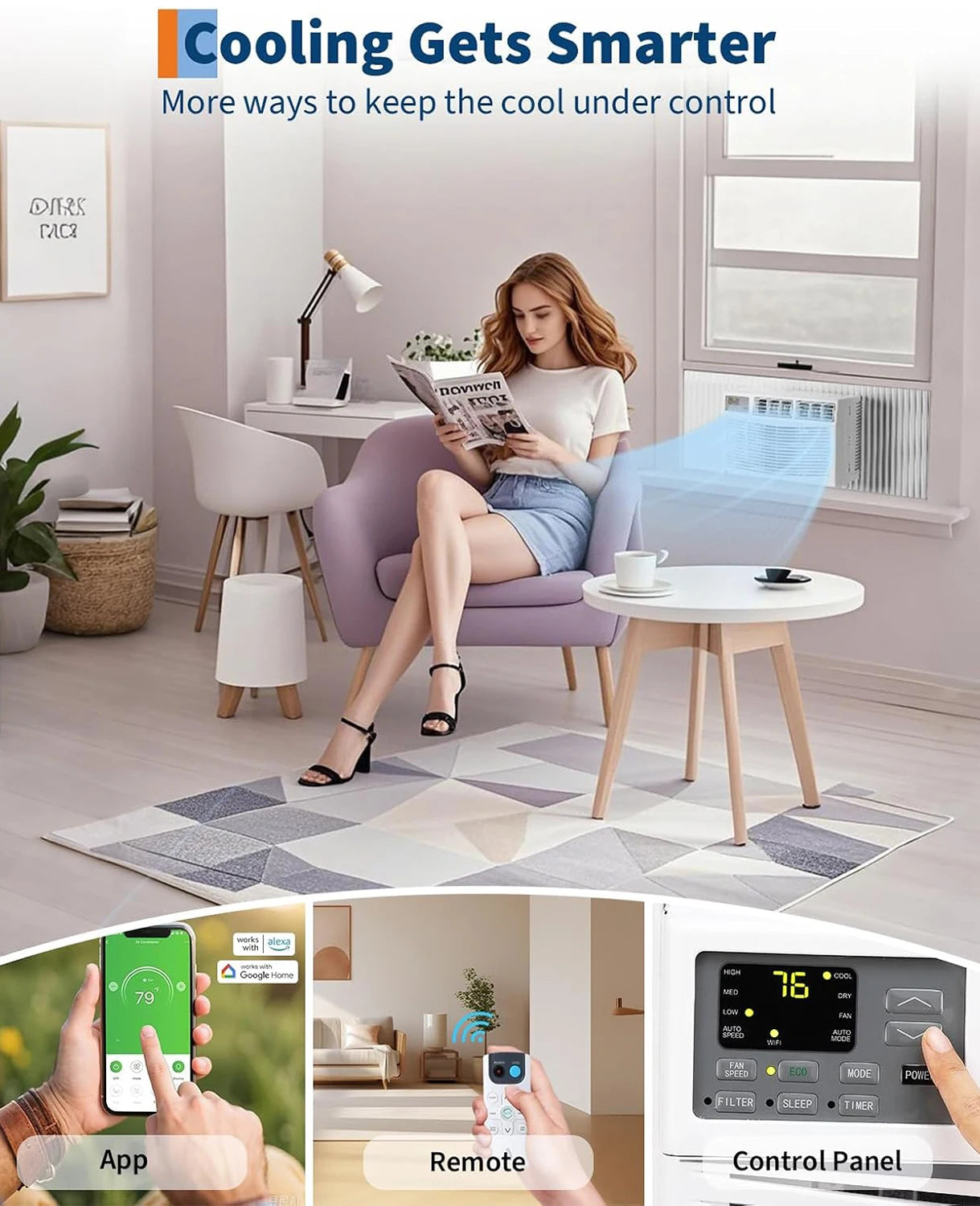 Smart 8000 BTU Window Air Conditioner