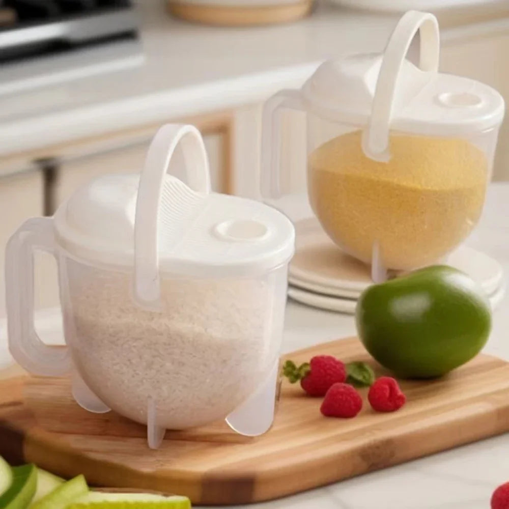 Portable Rice Washer Strainer Bowl
