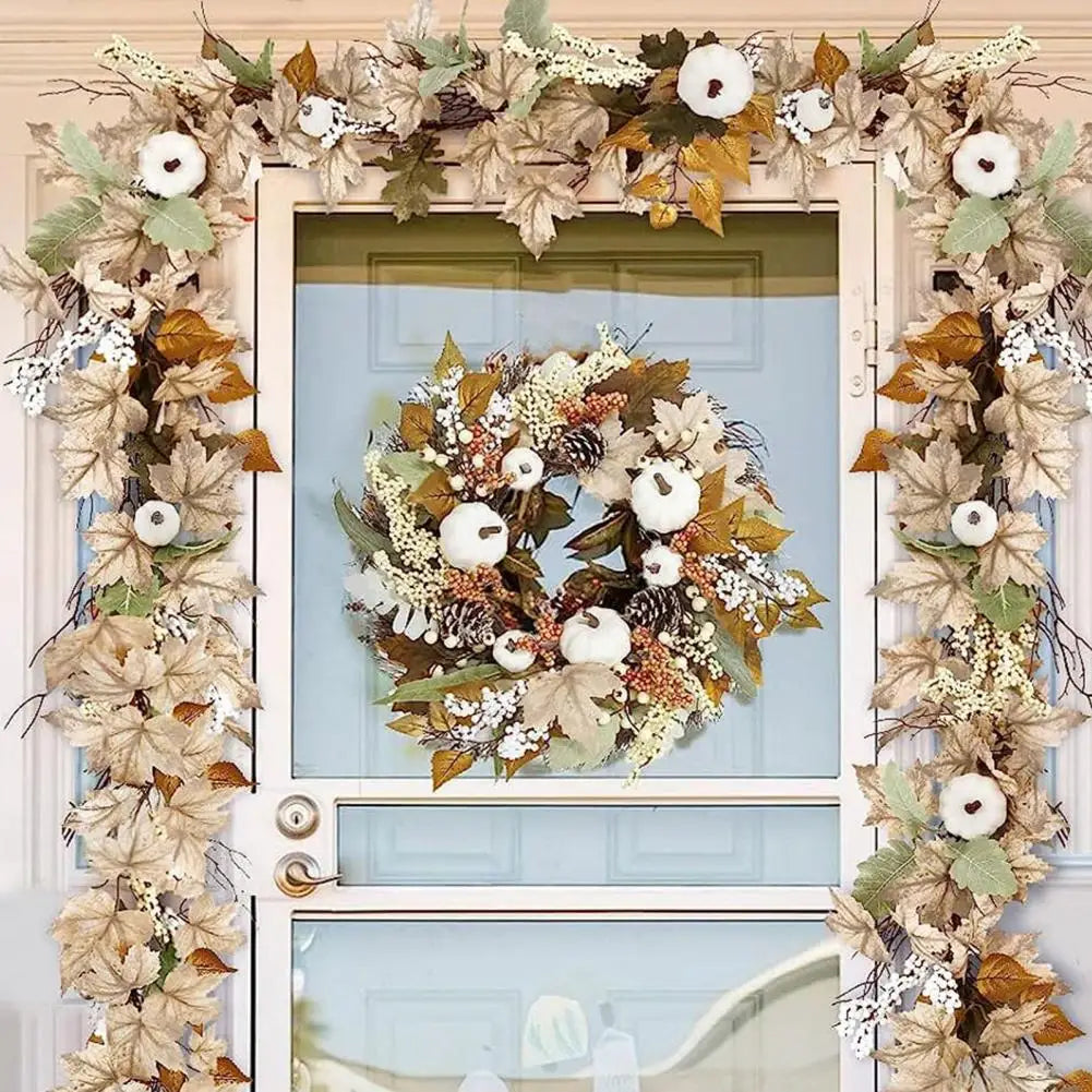 Autumn Harvest Garland for Festive Home Decor