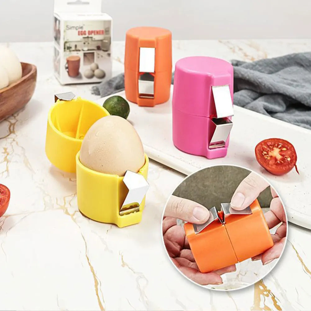 Egg Shell Opener and Separator