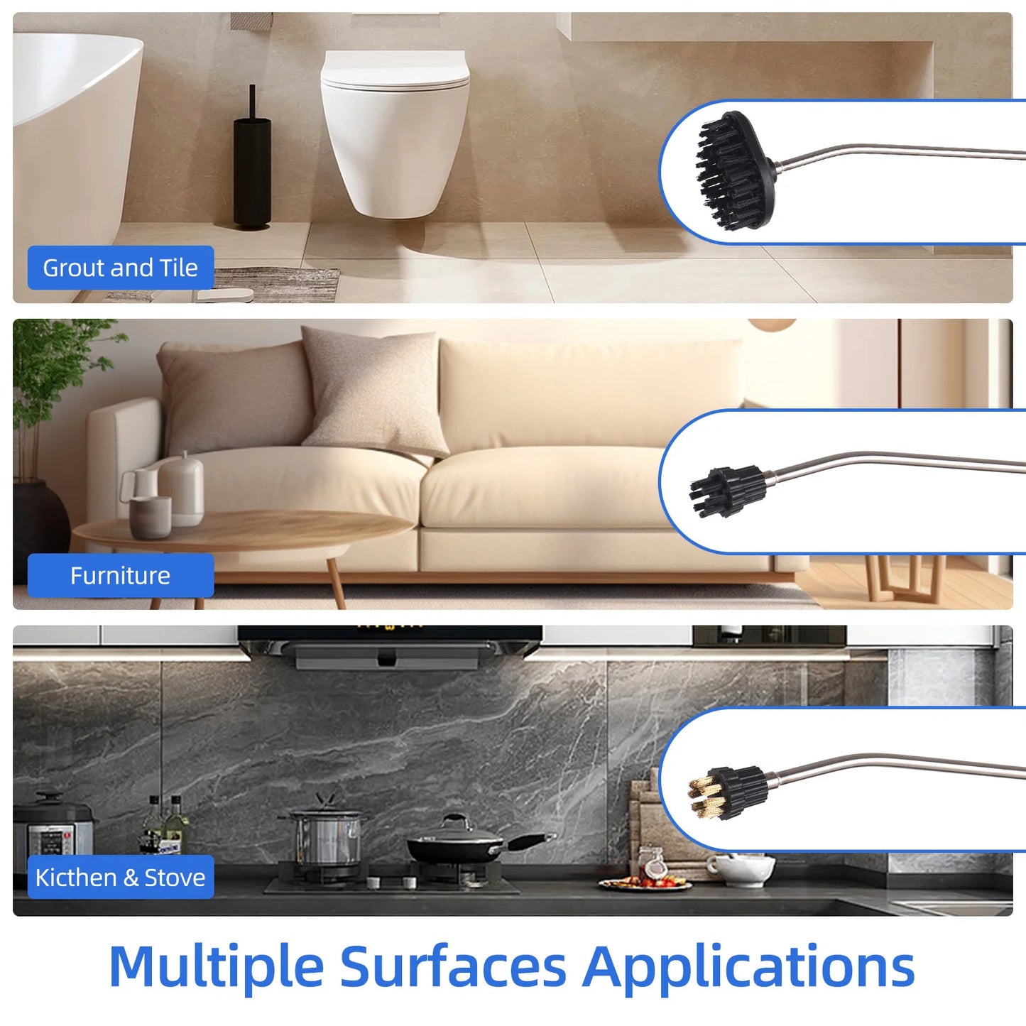 High Pressure Handheld Steam Cleaner for Car