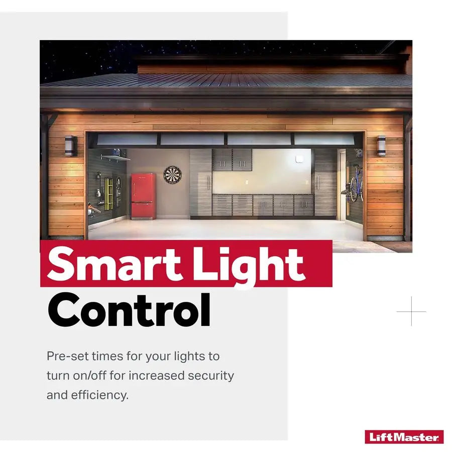 MyQ Smart LED Garage Light Ceiling Wall Light with Motion Sensor and Remote Control Works with Alert to Close