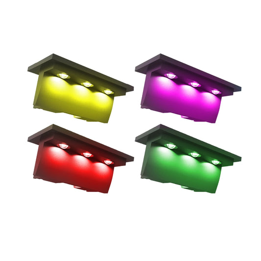 RGB Solar LED Step Lights Outdoor