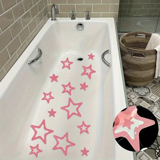 Star Shaped Waterproof Non-Slip Bathtub Stickers