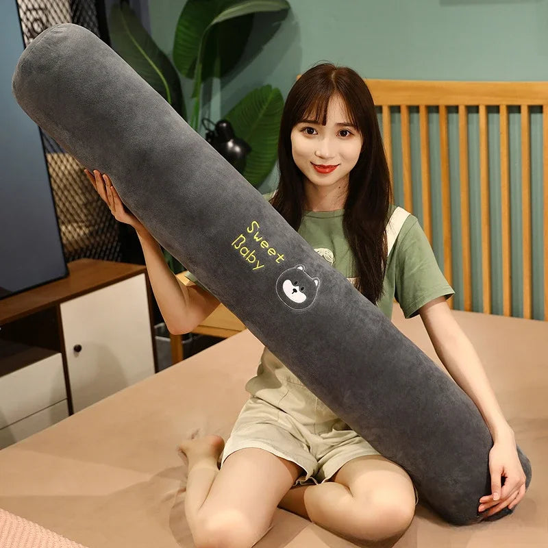 Multi-Functional Long Pillow for Comfortable Sleep Support