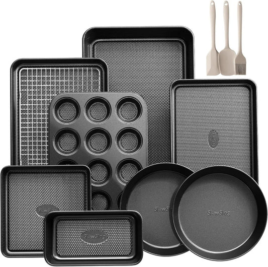 12-Piece Nonstick Bakeware and Utensil Set