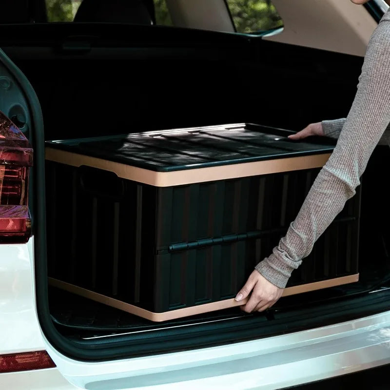 Citylife 64L Collapsible Plastic Storage Bins with Lids