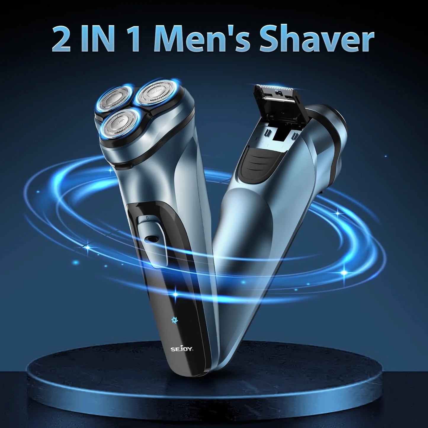 Sejoy Rechargeable Electric Razor for Men Shaving