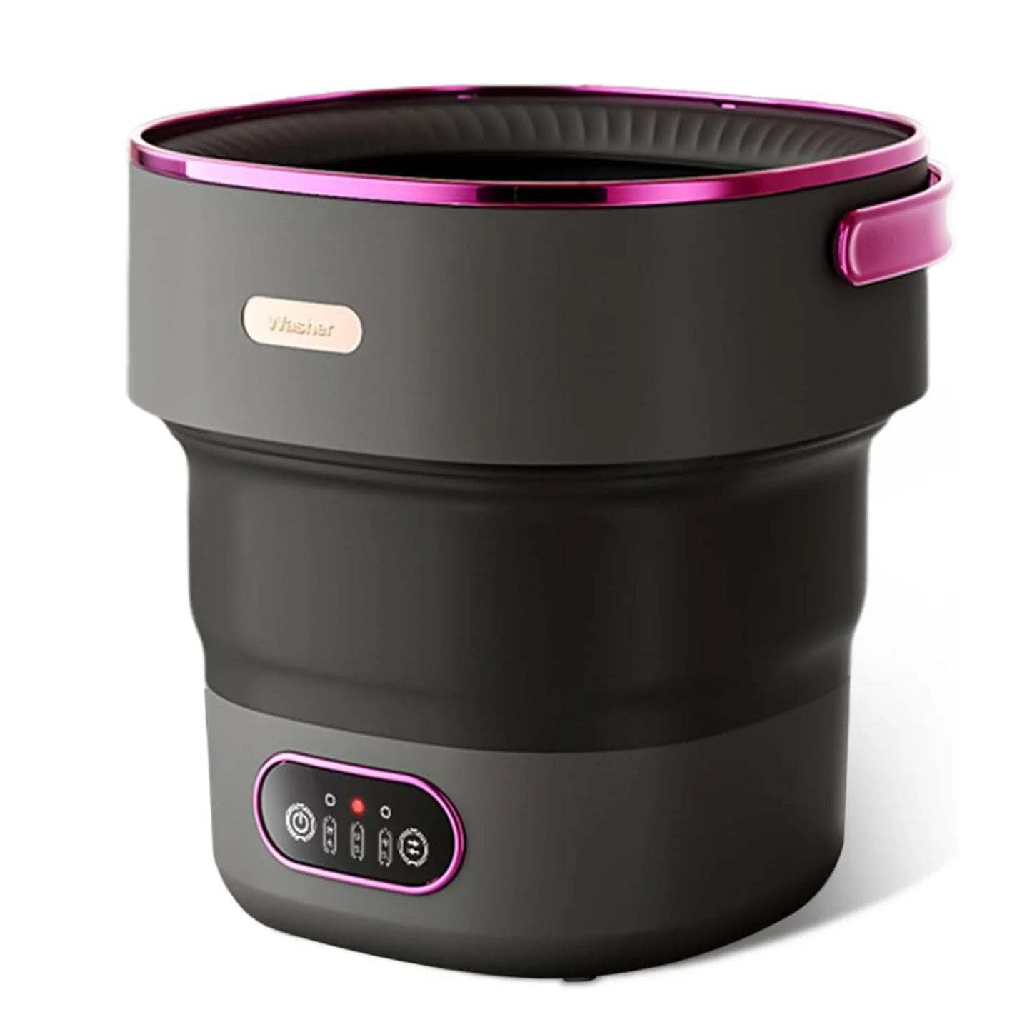 13L Foldable Portable Washing Machine – Mini Washer & Spin Dryer for Underwear, Socks & Baby Clothes, Compact Travel Laundry Machine for RV, Dorm & Camping