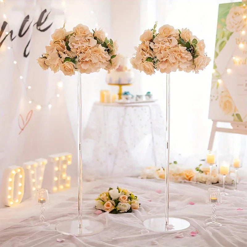 Elegant Acrylic Flower Stand for Event Decor
