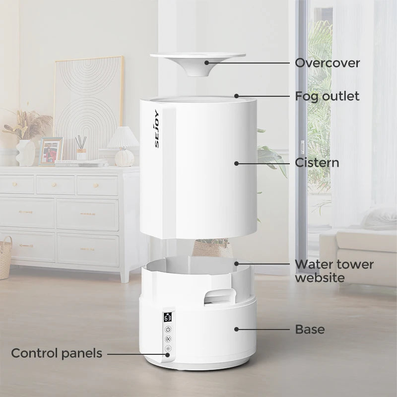 SEJOY Ultrasonic Air Humidifier Large Room Bedroom