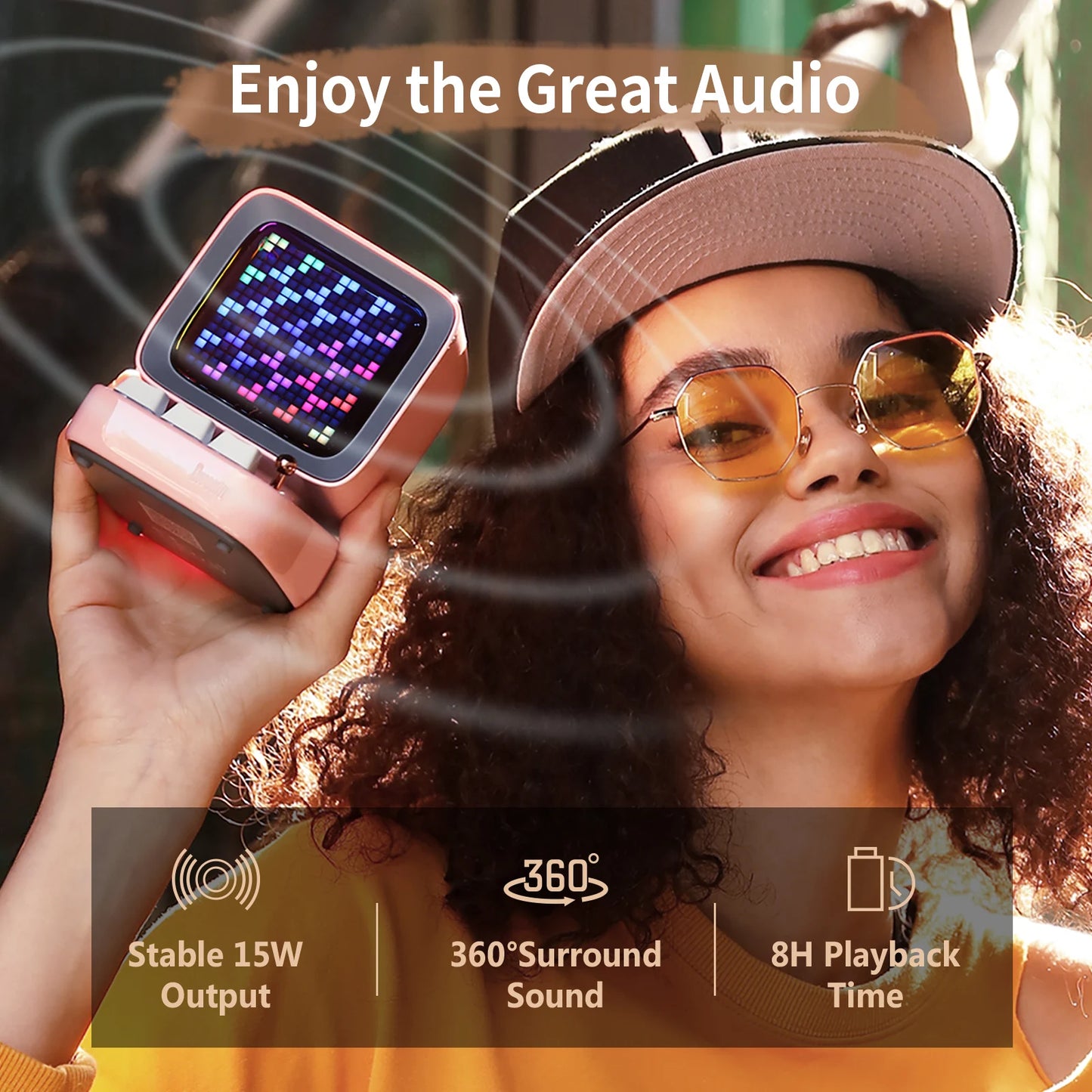 Divoom Ditoo-Pro Retro Pixel Bluetooth Speaker
