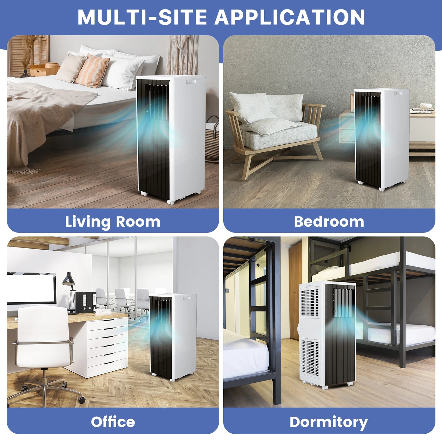 Portable 8000 BTU Air Conditioner with Timer