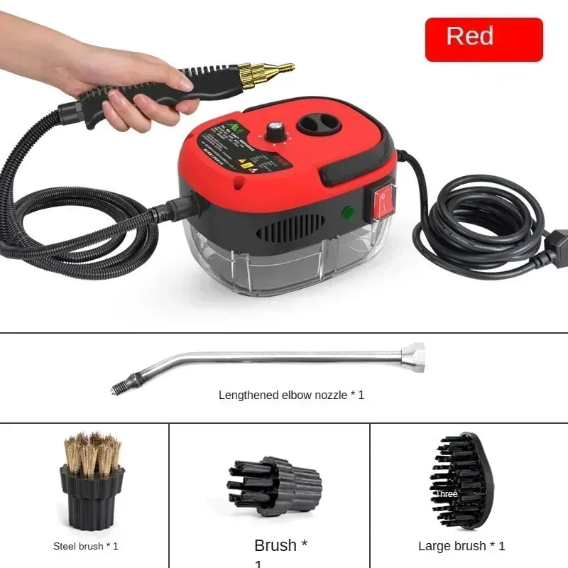 2500W High-Pressure Steam Cleaner – Portable Sterilizing Jet Washer for Home & Car