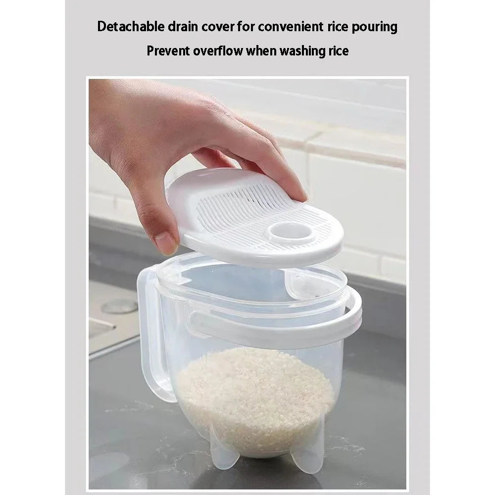 Portable Rice Washer Strainer Bowl