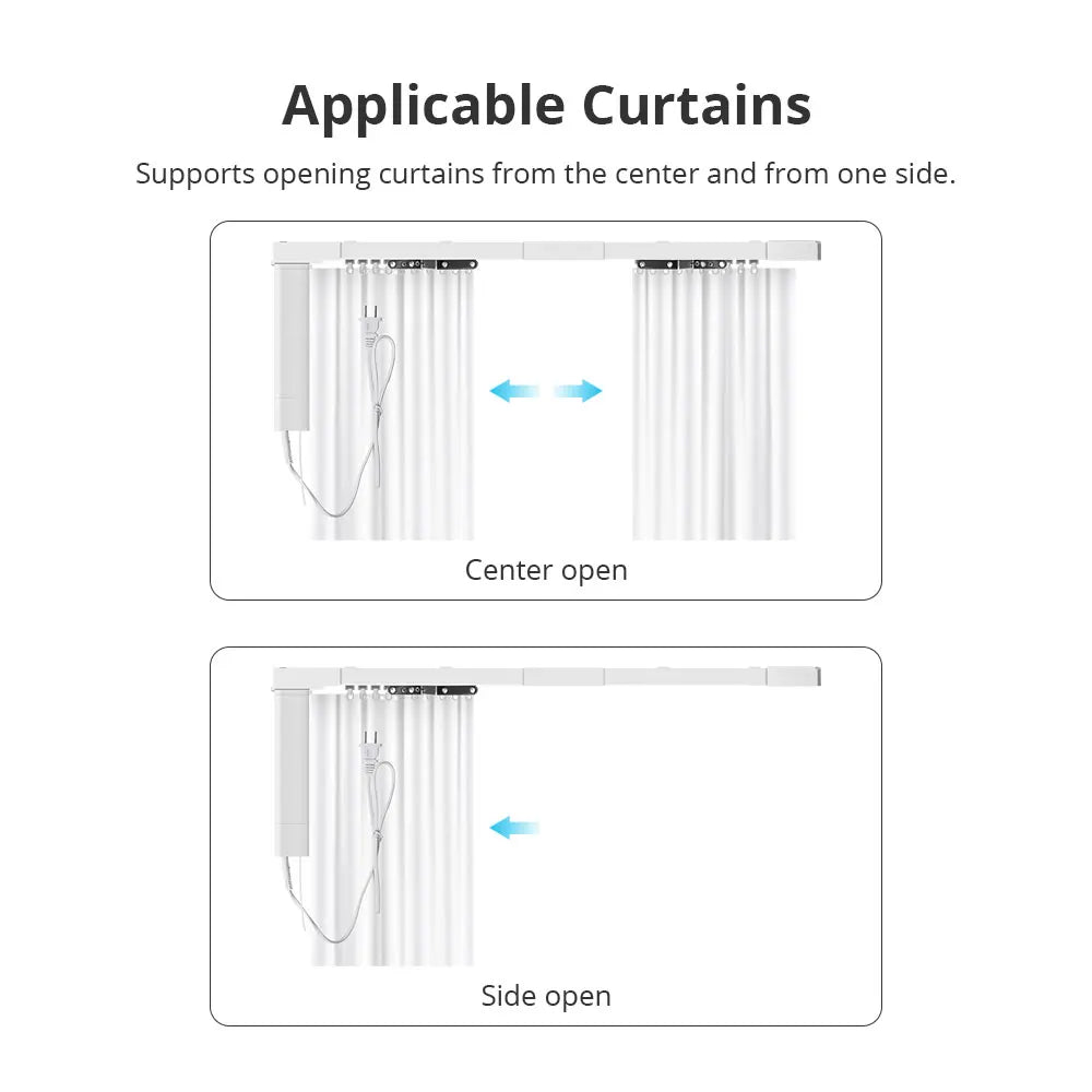 Zemismart WiFi Electric Smart Curtain Track System